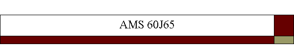 AMS 60J65