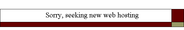 Sorry, seeking new web hosting